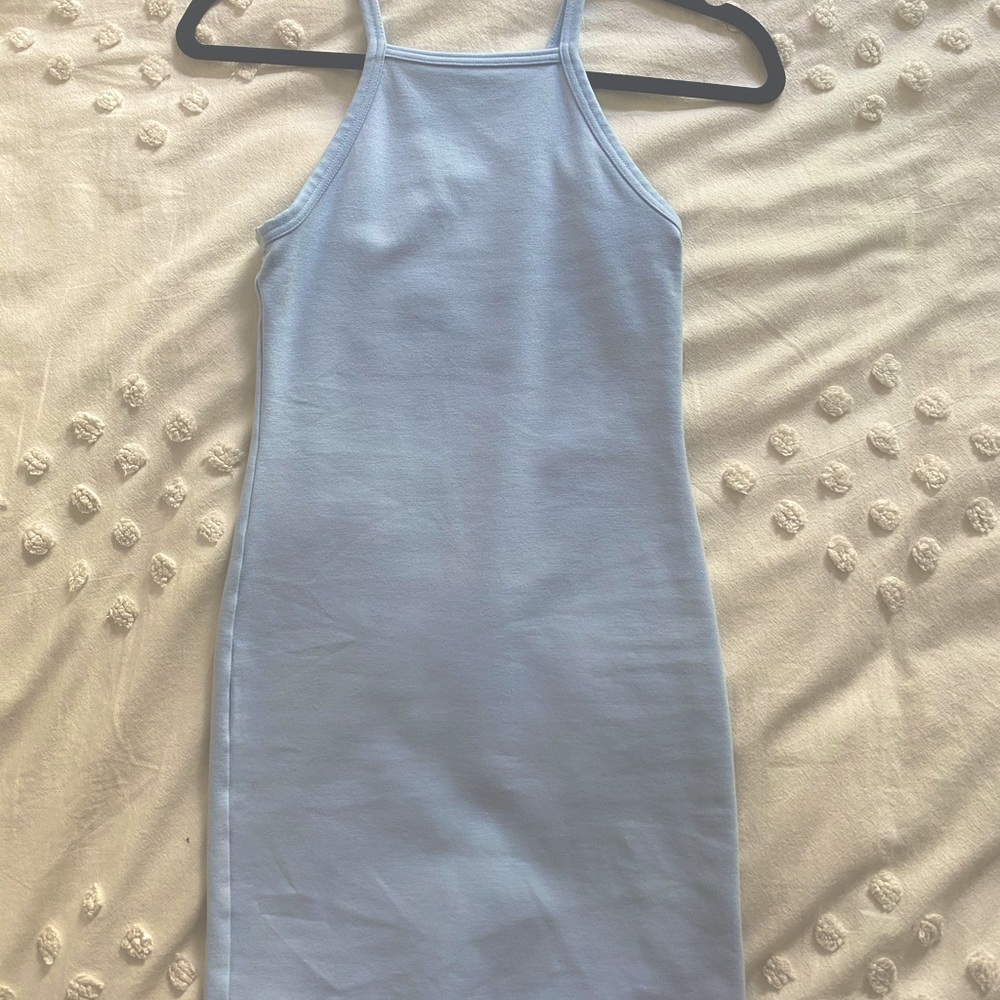 Baby Blue Bodycon Mini Dress💙